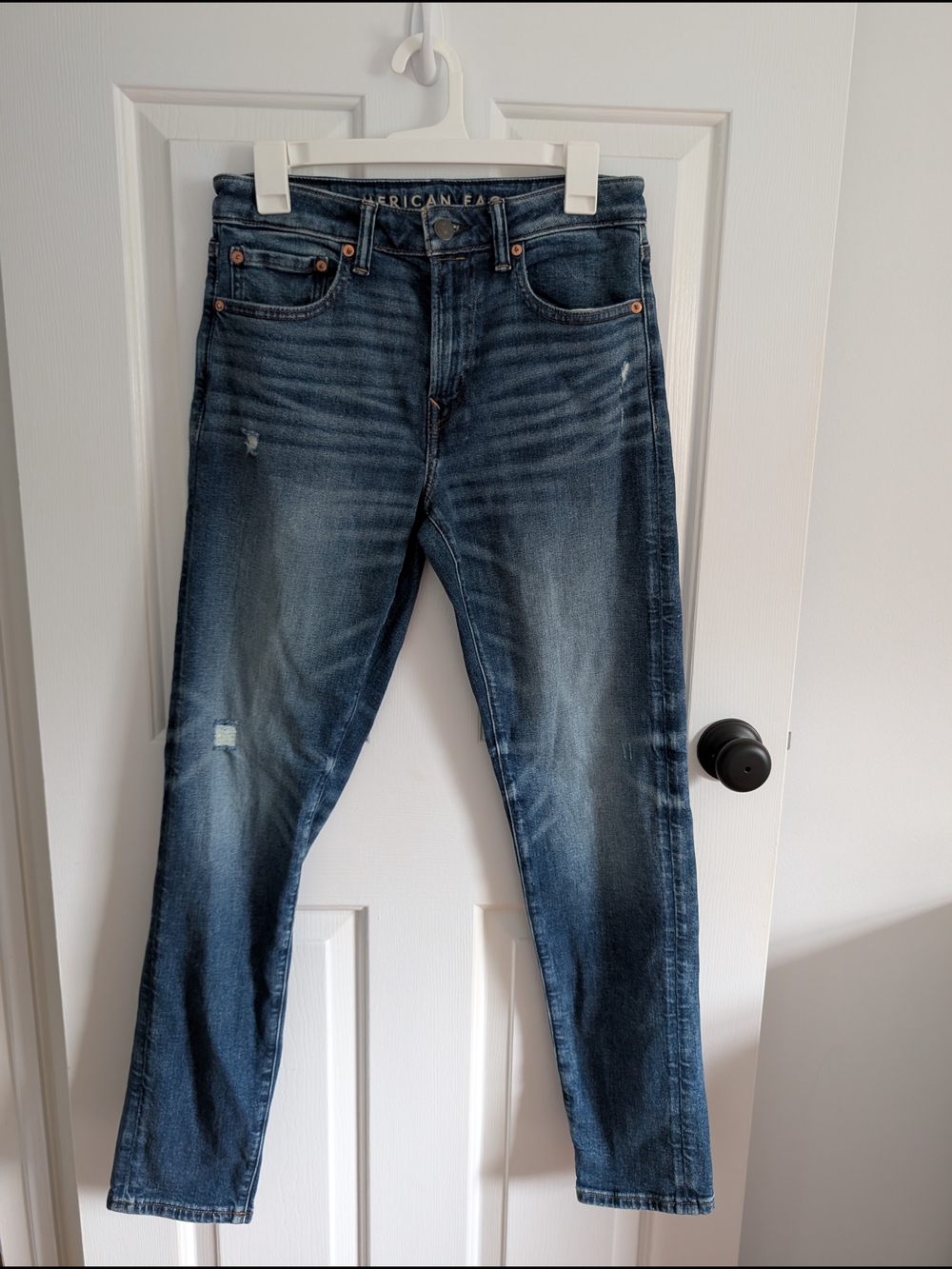 American Eagle Outfitters Airflex+ Men's Blue Slim Fit Denim Jeans Size 29x32
